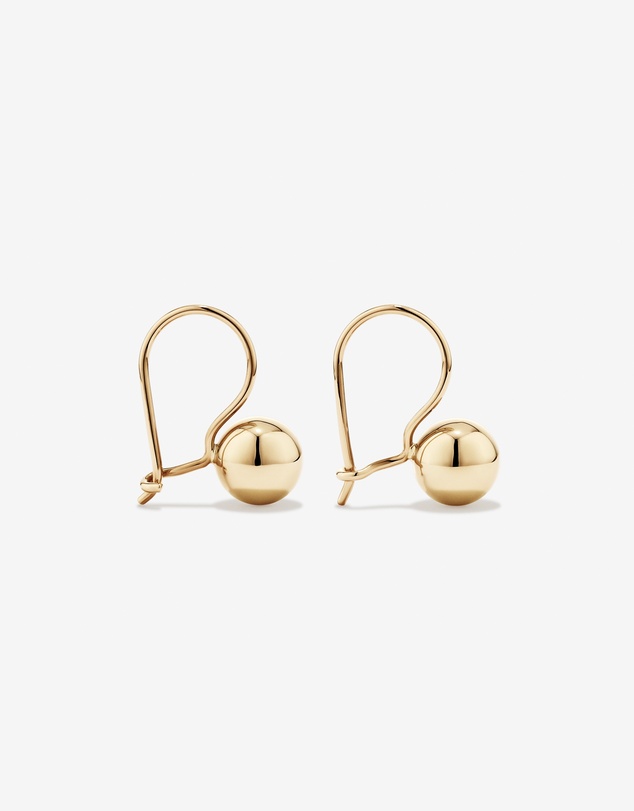 Michael Hill - 7mm Euroball Earrings in 10kt Yellow Gold