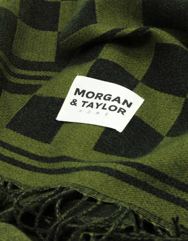 Morgan & Taylor - Haven Throw Blanket in Green