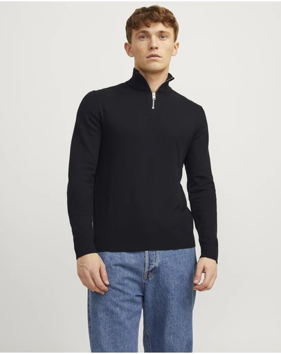 Jack & Jones - Emil Knit Quarter Zip Top