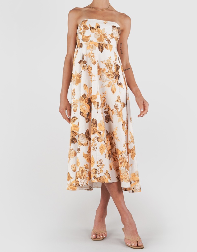 Amelius - Saint Lucia Linen Maxi Dress