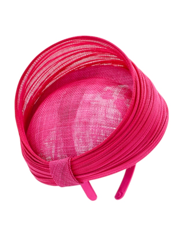 Morgan & Taylor - Blaze Beret Fascinator in Hot Pink