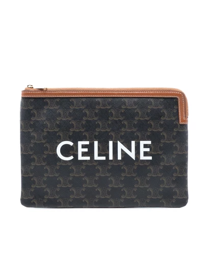 Pre-Loved by Azura Reborn - Pre-Loved Small Triomphe Coated Canvas Clutch