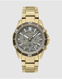 Armani Exchange - Gold Chronograph Watch