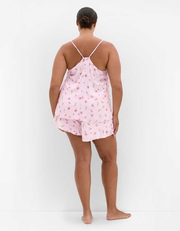 City Chic - Kitty Berry Print Pyjama Set