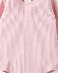 Cotton On Kids - Organic Blend Knit Long Sleeve Bubbysuit