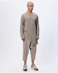 Surrounded By Ghosts - The Jade Low Crotch Fleece Drawstring Shorts