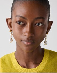 Kate Spade - Golden Bloom Linear Earrings
