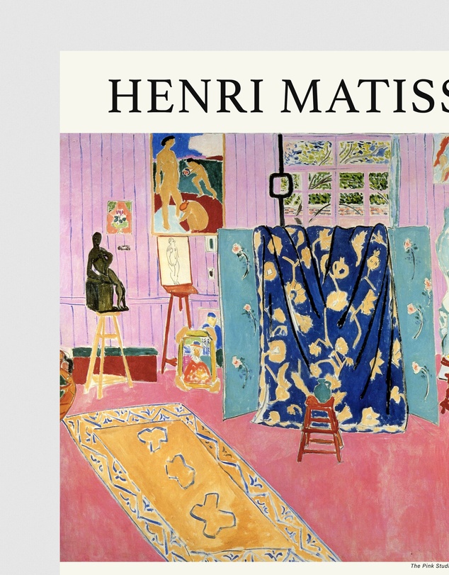 Inka Arthouse - The Pink Studio by Henri Matisse Art Print