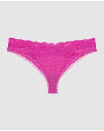 Passionata - Brooklyn Cheeky Cut Tanga Brief with Lace