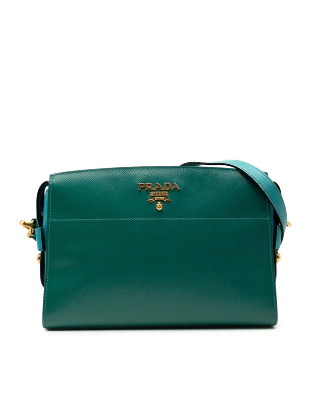 Pre-Loved by Azura Reborn - Pre-Loved Bicolor Saffiano Vernice Esplanade Crossbody