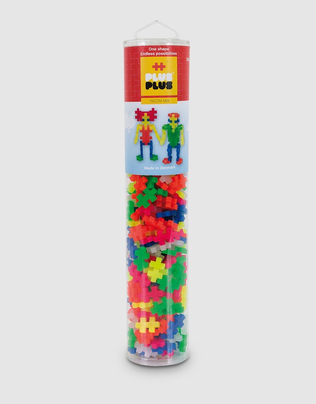Plus Plus - Plus-Plus -  Neon mix  - 240 pcs - Tube