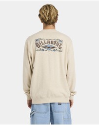 Billabong - Mens Short Sands Crew Neck Fleece Top