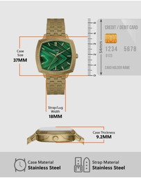 Fossil - Machine Luxe Gold Tone Analogue Watch