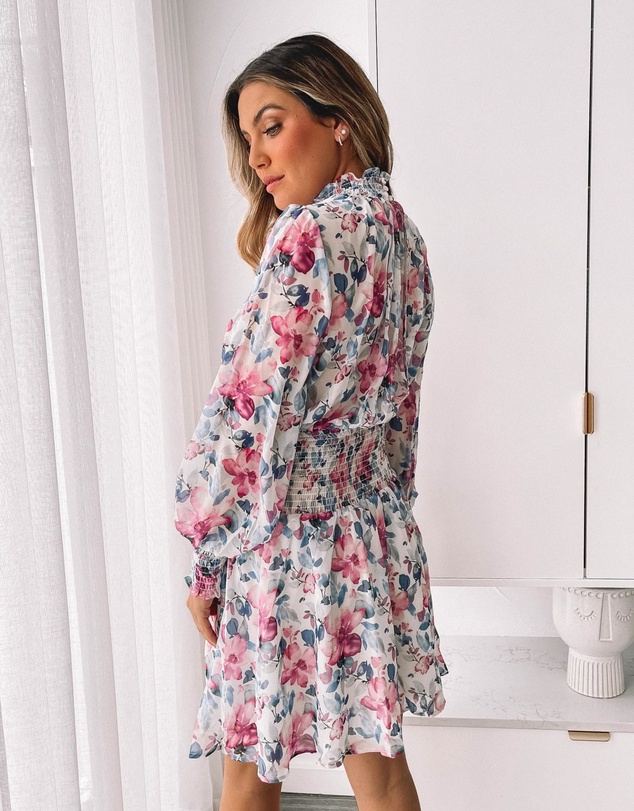 Esther & Co - Neary Dress - Violet Floral