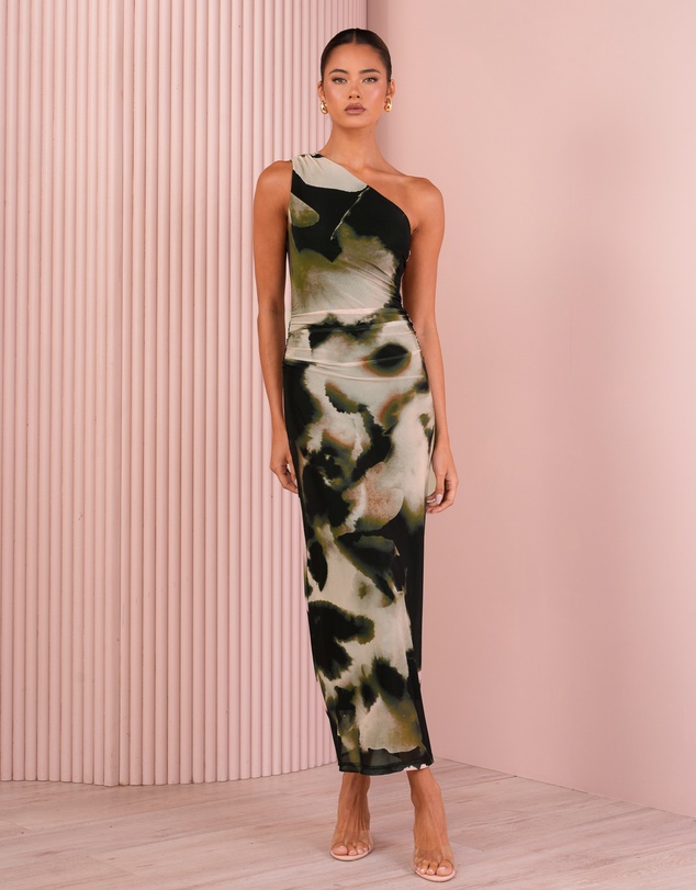 Azzurielle - Olwin One Shoulder Maxi Dress