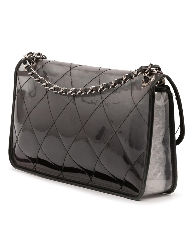 Pre-Loved by Azura Reborn - Pre-Loved Stitched PVC and Calfskin Naked Flap