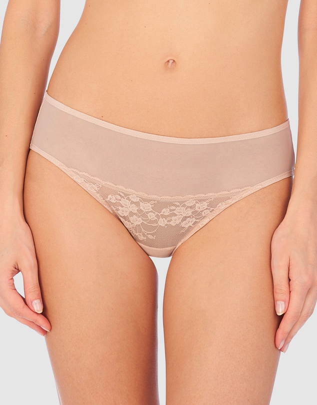 Natori - Cherry Blossom Mesh & Lace Bikini Brief