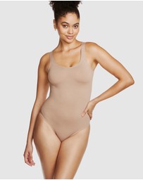Naomi & Nicole - Real Smooth® Shaping Control Thong Bodysuit
