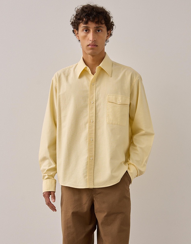 Charlton  - Butter Japanese Cotton Shirt
