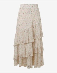 Forcast - Indy Ruffle Floral Skirt