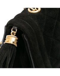 Pre-Loved by Azura Reborn - Pre-Loved Quilted Suede Tassel Flap