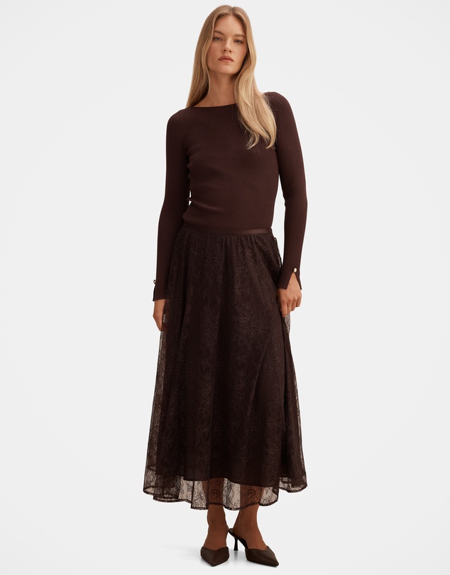 Forever New - Heather Lace Midi Skirt
