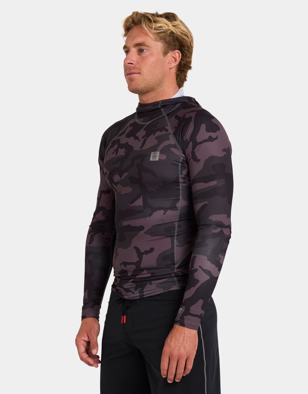 Billabong - Mens Strike Mission Hooded Long Sleeve Rashguard