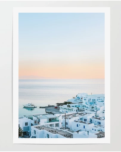LEGGERA - Ethereal Island Sunset Print