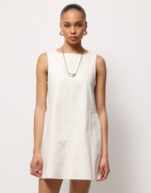 AERE - Romily Soft Denim Mini Dress