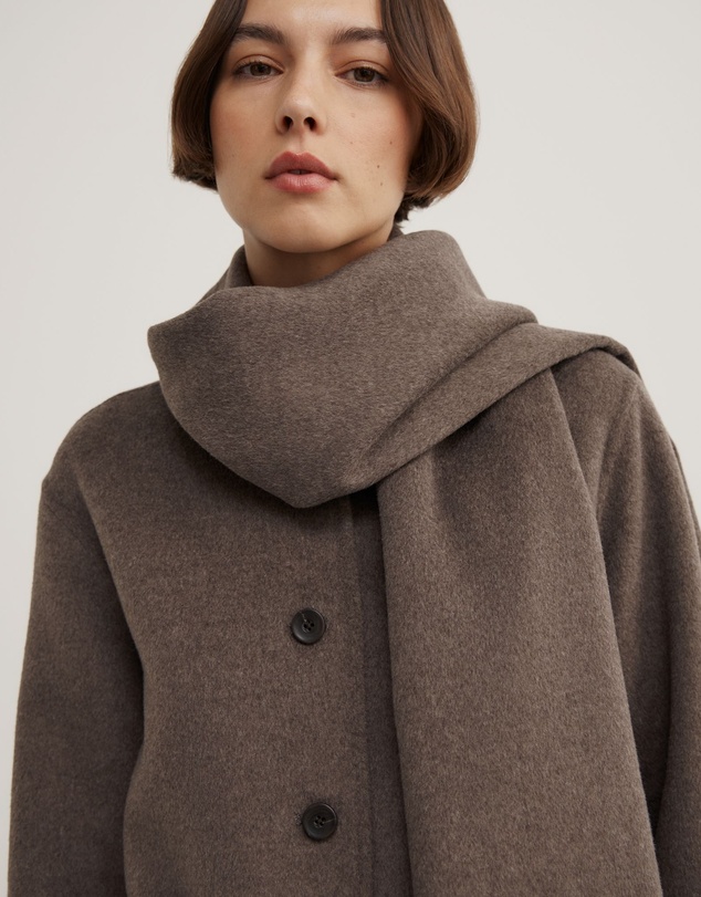 Witchery - Crop Scarf Coat