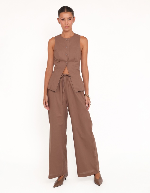 Petal & Pup - Caitlin Pant Set - Brown