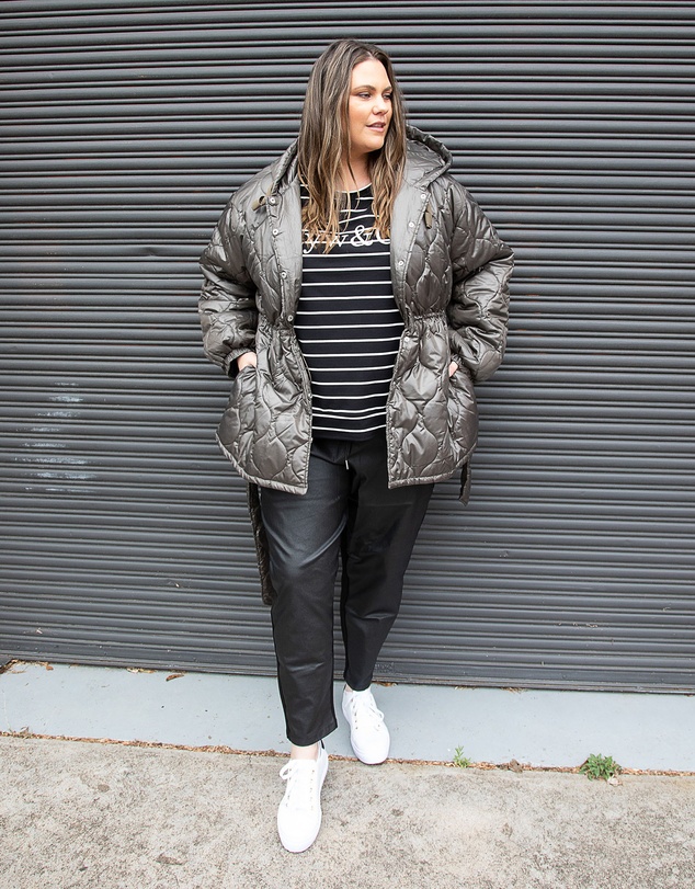 Love Your Wardrobe - Blake Belt Quilted Jacket