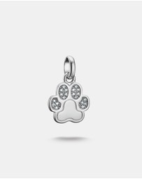 THOMAS SABO - THOMAS SABO Connect Charm paw with stones silver