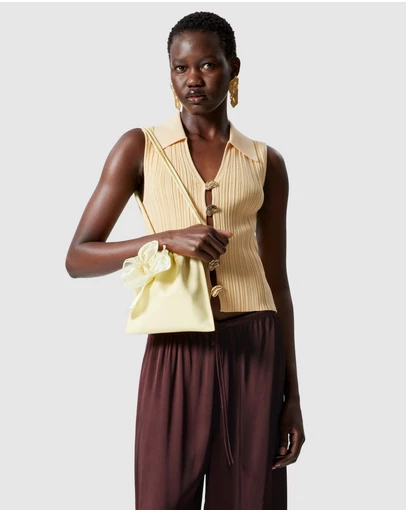 & Other Stories - Rib-Knit Collar Tank Top