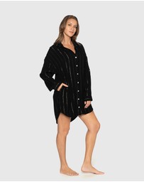 Nip Tuck Swim - Black Cassandra Bronte Beach Shirt Black