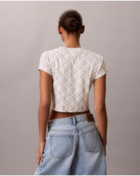 Calvin Klein Jeans - Emblem Logo Baby Tee