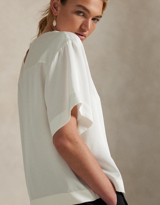 Polo Ralph Lauren - Oversize Satin Tee - ICONIC EXCLUSIVE