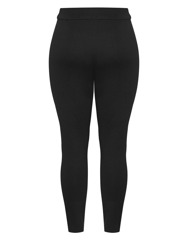 City Chic - Plus size Party Fever Pant - black