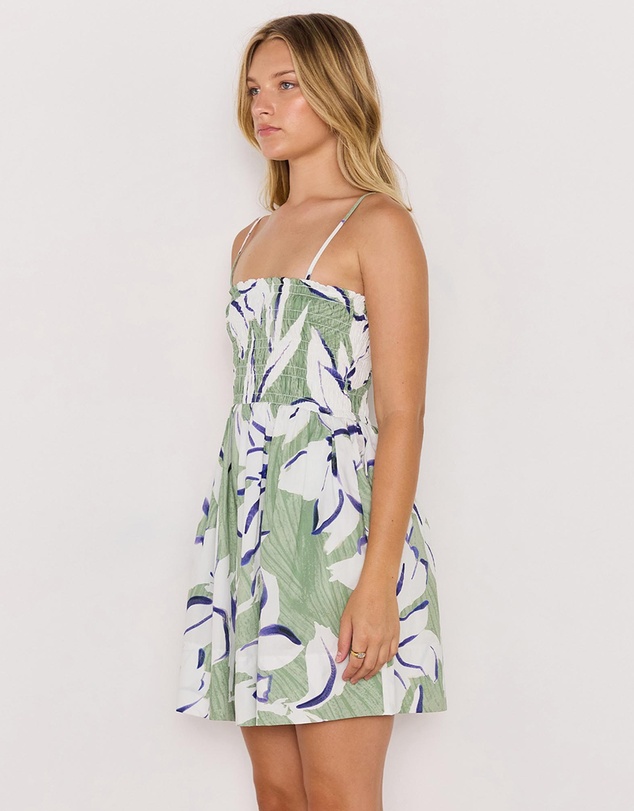 MINKPINK - Veda Shirred Mini Dress