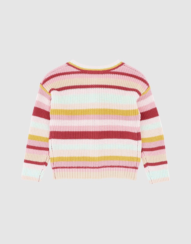 Fox & Finch - Orchard Bloom Stripe Cardigan - Babies