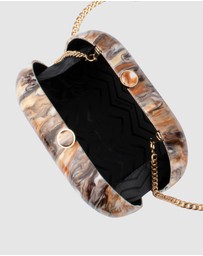 Olga Berg - Maeve Marble Clutch