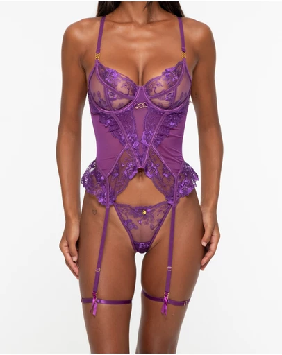 One Empire - Beatriz Purple Bodysuit