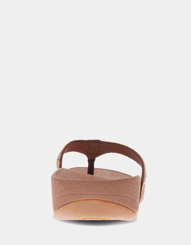 Mia Vita - Allora Toe Post Sandal - Bronze Rhinestone