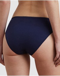 Lauren by Ralph Lauren - Cotton & Lace French Cut Bikini Brief