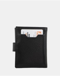 Pierre Cardin - Pierre Cardin Leather Smart Slide Card Holder Tab Wallet