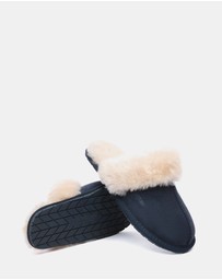 EVERAU - EverAU Ugg Rosa Slipper Suede Cow Suede Upper House Shoes