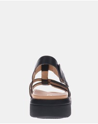 Mia Vita - Bryn Adjustable Sandal - Black
