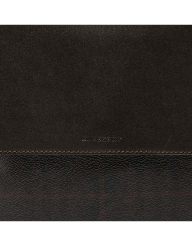 Pre-Loved by Azura Reborn - Pre-Loved Smoke Check Coated Canvas and Leather Crossbody