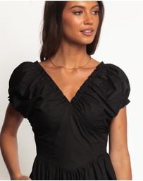 Petal & Pup - Larson Midi Dress - Black
