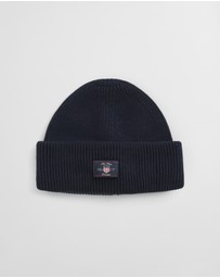Gant - Ribbed Cotton Blend Beanie